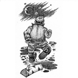 Потрясённый Васиным поленом, ...