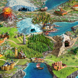 Игровая карта_Скандинавия