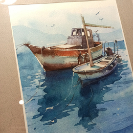 Лодки в Будве.  По марафону @nadja.leutloff