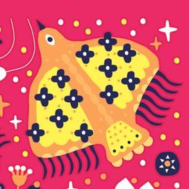 Пурпурные птицы