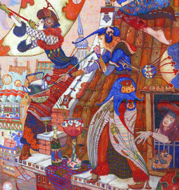 Тёплый вечер фрагмент в Малеькой Голландии.Фрагмент 4