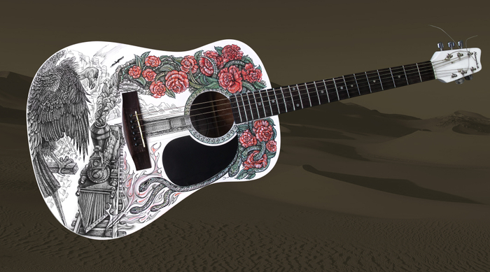 Роспись гитары