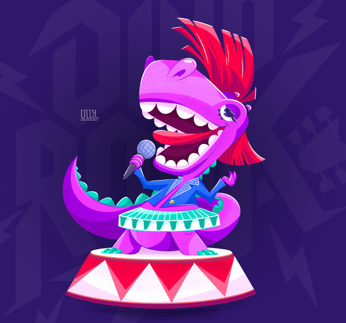 Динозавр певец