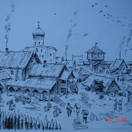 форзац "Святая Русь" том1