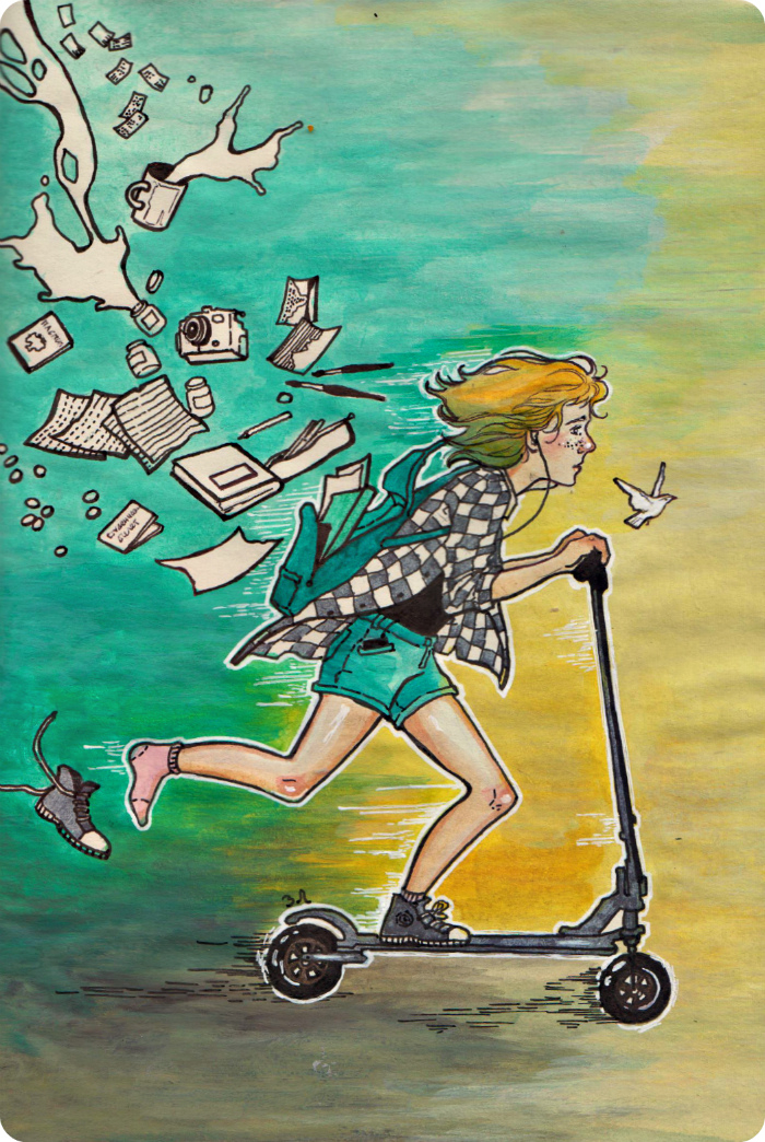 Акцио, самокат!