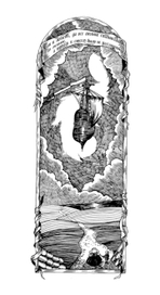 Иллюстрация к сказке Тикки Шельен "Корабль дураков"