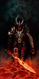 Балрог Готмог. Концепт к моду для игры "Битва за Средиземье"