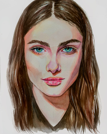 Акварельный портрет