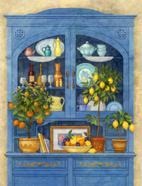 Синий буфет (Мандарины и лимоны)