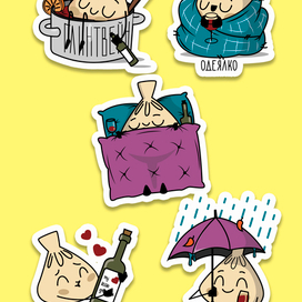 стикеры Хинкалька