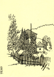 На склоне холма.Урал.