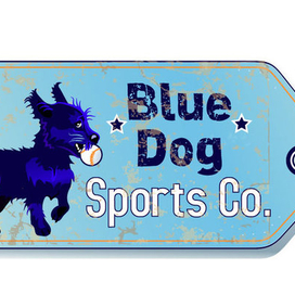 Щенок на бирке спортивной одежды - рекламный персонаж