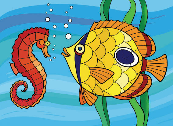 Рыбка и конёк