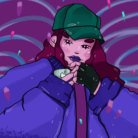 Девушка с телефоном