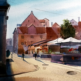 ,,Полуденный зной на площади Ливу,, 