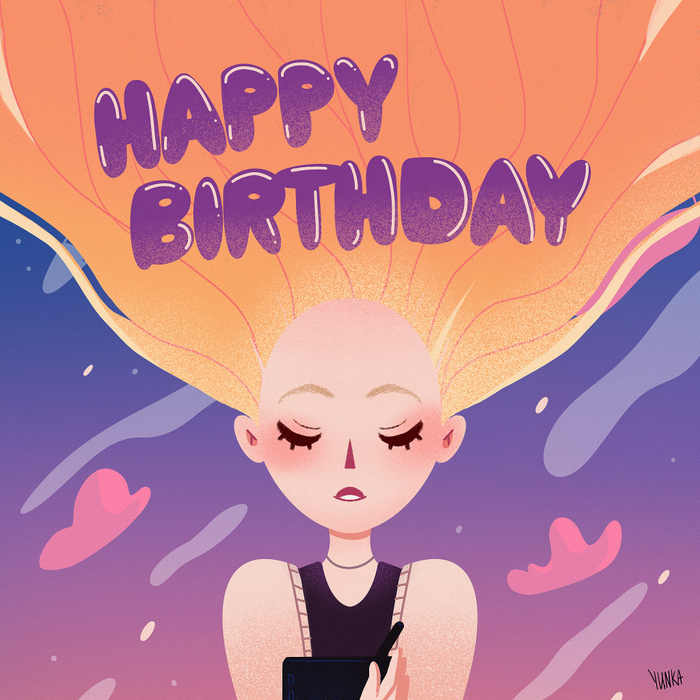 Открытка на День Рождение