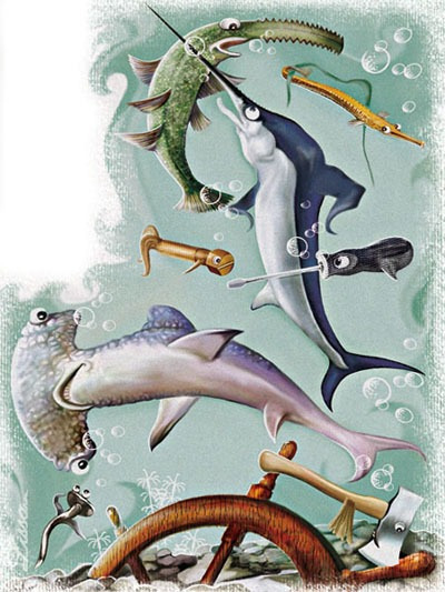 Иллюстрация. "Приключения Димы, Лёши и Али" Барчук А.Д.