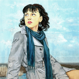 Девушка у реки