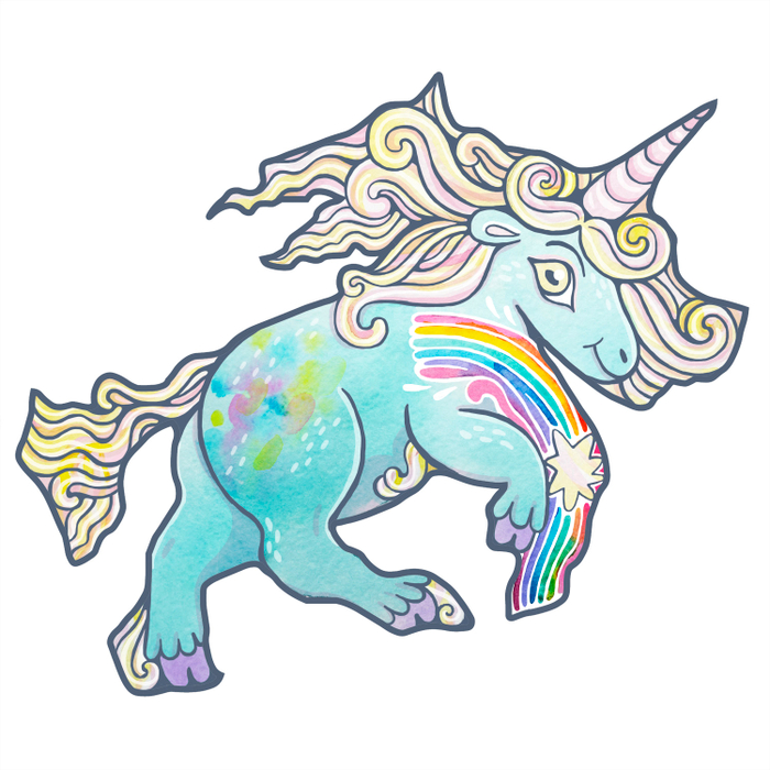 Радужный единорог