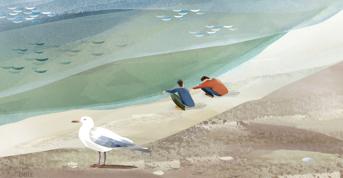 Пасмурно на море