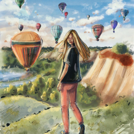 Портрет иллюстрация