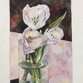 Ваза с цветами