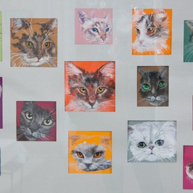 панно "Кошки"