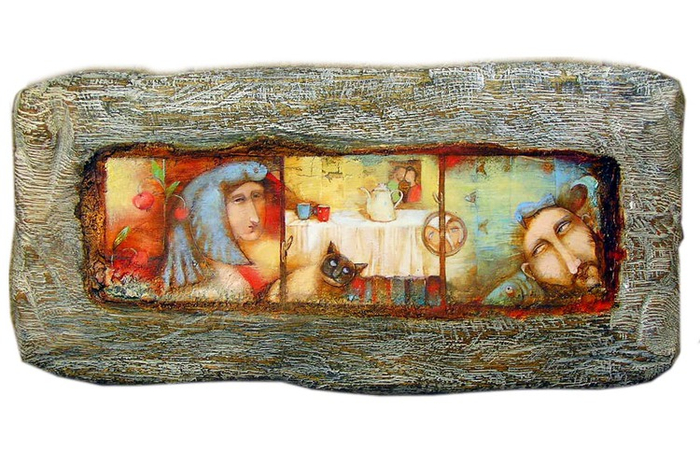 В ожидании весны (синие птицы)