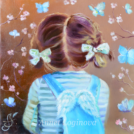 Голубые бабочки