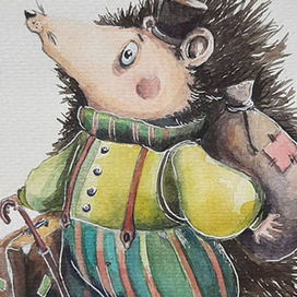 Ежик путешественник 