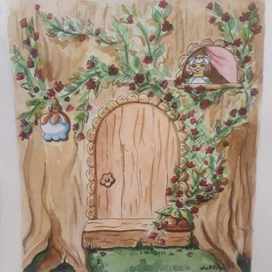 РОМАШКА,ДОМА.