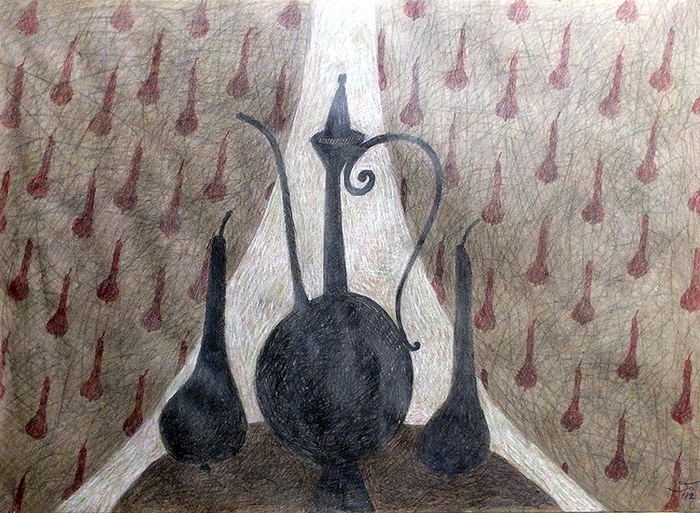 Натюрморт с двумя грушами