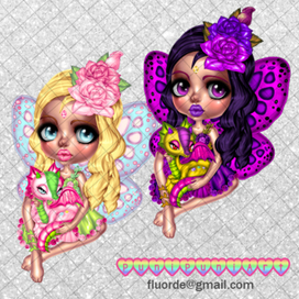 Волшебная Фея с драконом