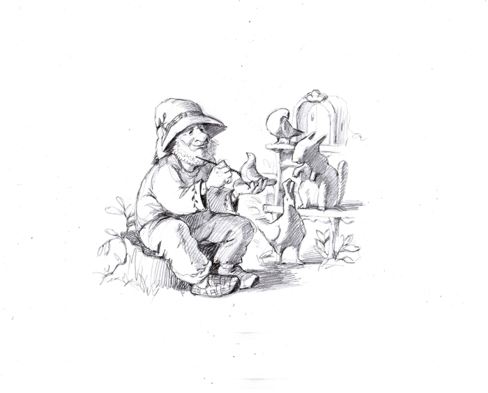 Персонаж. Гном-художник) 