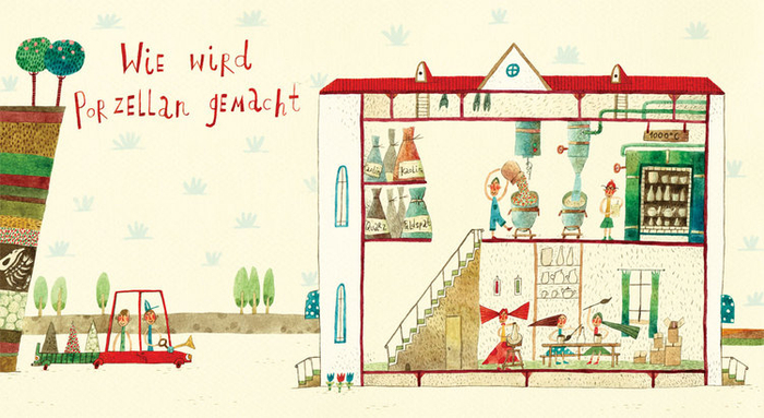 Wie wird Porzellan gemacht? / Как делают фарфор?