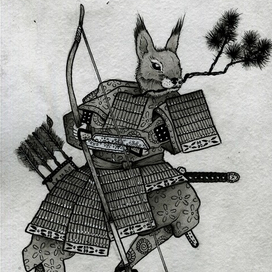 Белка самурай