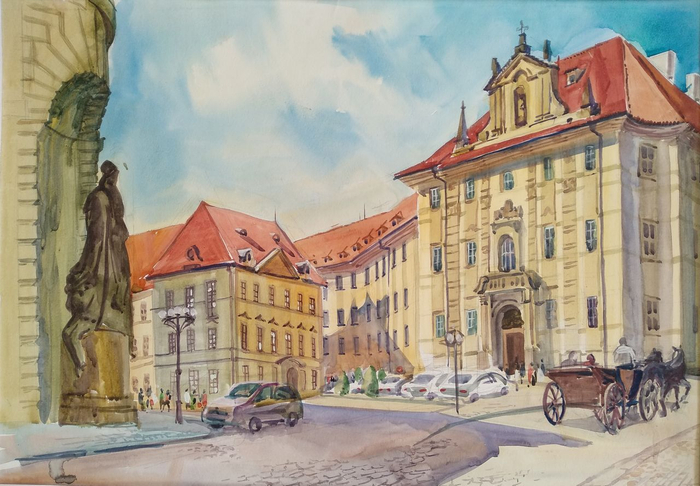 Марианская площадь. Прага.