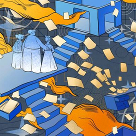 Иллюстрация к "Превращению" Ф.Кафки