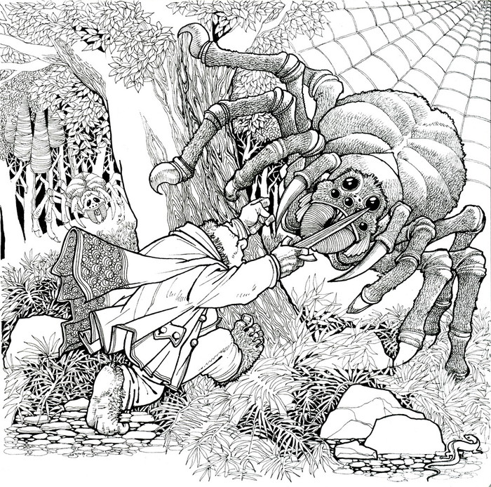 БОЙ С ПАУКАМИ