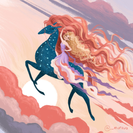 Анна на звездном коне Изаре