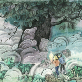 Иллюстрации к сказке С.Прокофьевой "Тайна железного дерева"