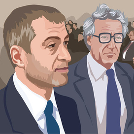 Роман Абрамович с адвокатом в Высоком суде Лондона