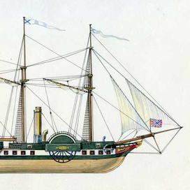 Пароходофрегат "Богатырь"