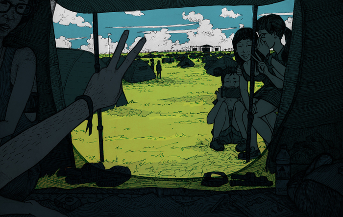 Иностранец!