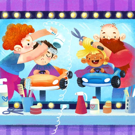 В парикмахерской