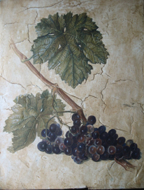 акрил на фактурной поверхности2