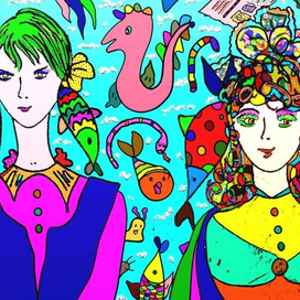 Девушки с рыбами