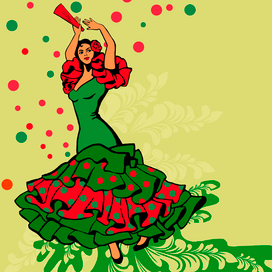 фламенко новогоднее