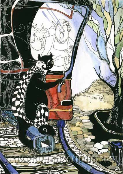 Иллюстрация к "Мастеру и Маргарите", гл.4