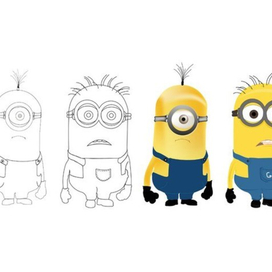  Сoloring minions